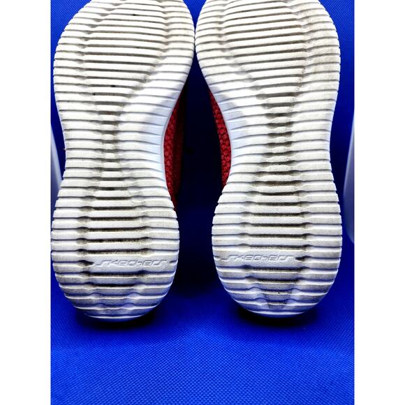 Skechers Women's Size 8.5 Red Ultra Flex SR Slip On Washable Knit Sneaker - Picture 13 of 13